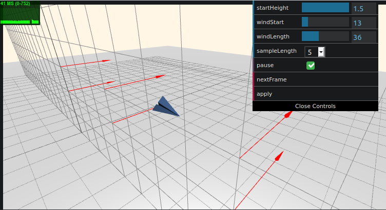 Screenshot of demo